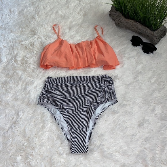 Women's Two Piece Swimsuit High Waisted Swimsuit - Picture 2 of 6